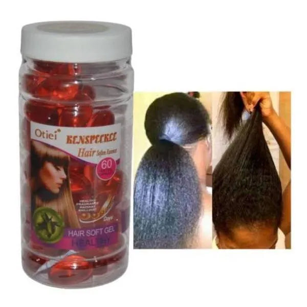 Hair Capsules for Dry Damaged Hair Oil Treatment 60 Pcs description